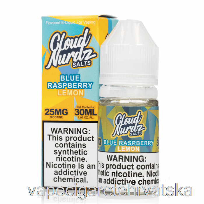 Vape Cigarete Plava Malina Limun - Oblak Nurdz Soli - 30ml 25mg